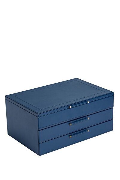 Wolf Sophia Jewelry Box with Drawer, Leather, Lusterloc ™   Anti-Blackening, ...