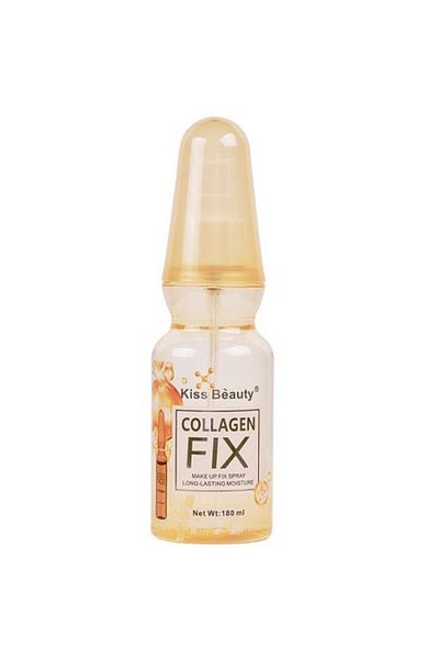 Kiss Beauty Fixační sprej s kolagenem na make-up, Kiss Beauty, antioxidant Collagen Fix, 180 ml