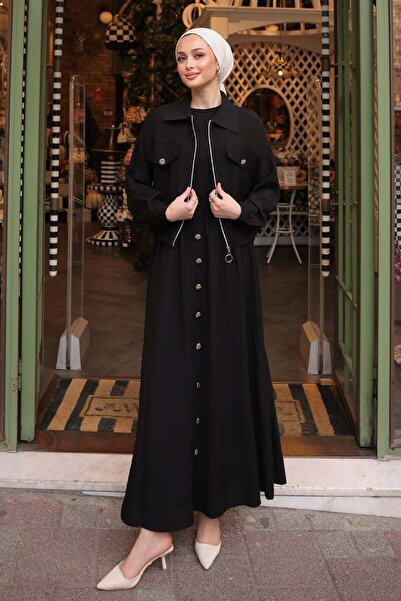 benguen Jile Dress with Jacket Black 4842