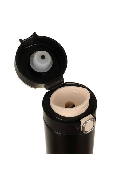 zola Cana termica LED temperatura, inox, 420 ml, baza antiderapanta, 20x6.3 cm, negru