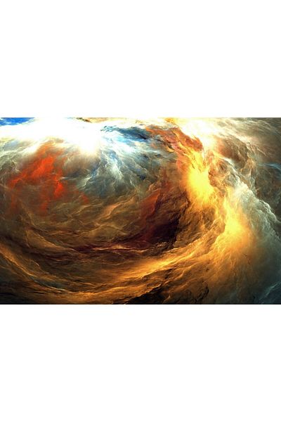 media Fototapet de perete autoadeziv si lavabil Nebuloasa2, 300 x 200 cm