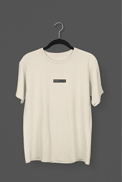 Butik تي شيرت رجالي/نسائي - بسيط - مطبوع برقبة دائرية وأكمام قصيرة