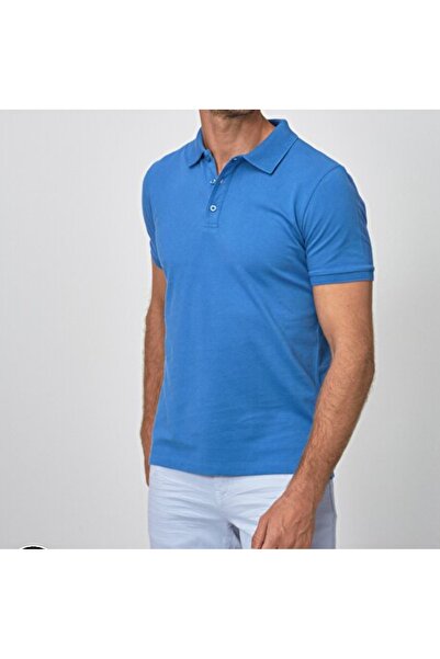 JSCO Men's 100% Cotton Polo Jacquard Collar Pique T-Shirt