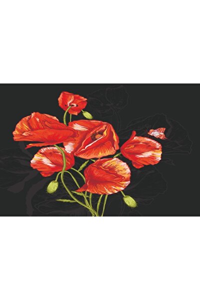 media Fototapet Maci, rosu si negru2, 350 x 250 cm
