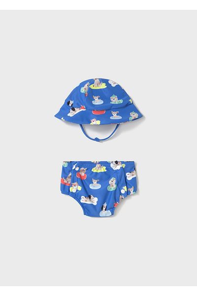 MAYORAL Baby Boy Sun Protection Hat Swimsuit Blue 1620