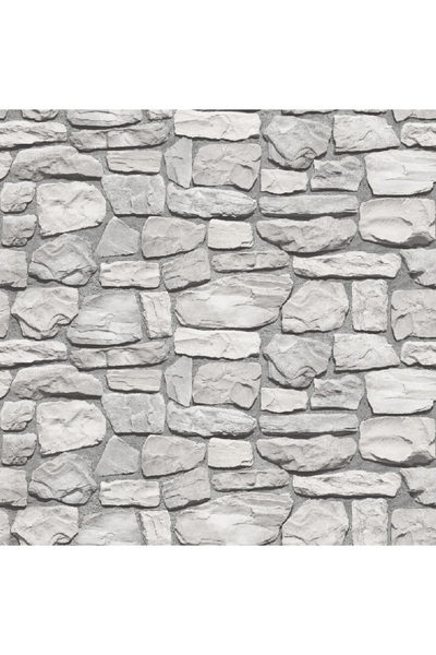 media Fototapet autocolant Zid pietre diverse gri deschis, 250 x 200 cm