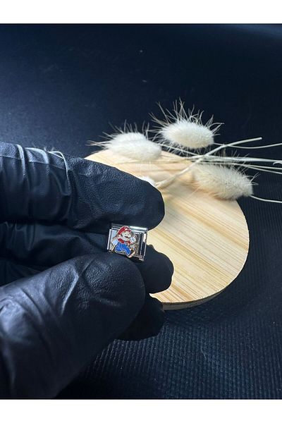 Mutenaura Stainless Steel Nomination Charm