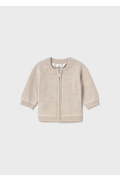 MAYORAL Baby Boy Zippered Cardigan Beige 1395