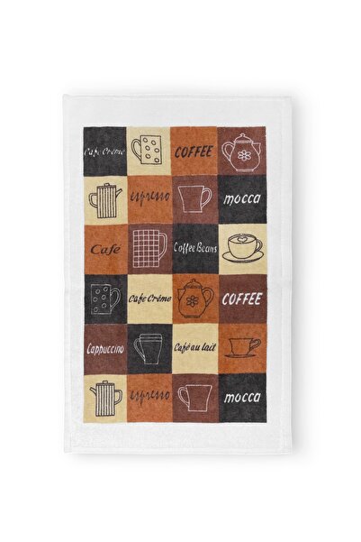 sevilya 6 Pack Printed White Kitchen Towel Model
