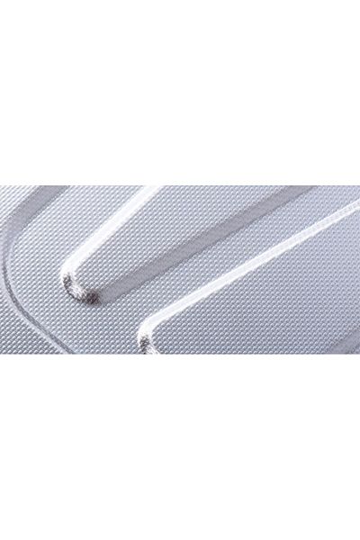 Italbox Anti-limescale stainless steel countertop sink, 43.5x76 cm, right bowl