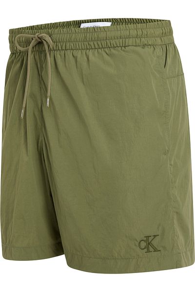 Calvin Klein Men's Khaki Medium Drawstring Shorts