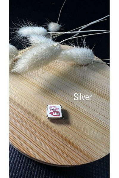 Mutenaura Stainless Steel Nomination Charm