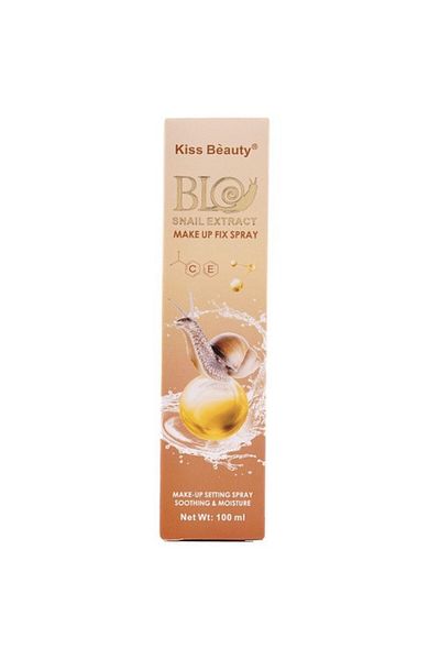 Kiss Beauty Fixační sprej na make-up s extraktem ze šneka, Kiss Beauty, Snail, 100 ml