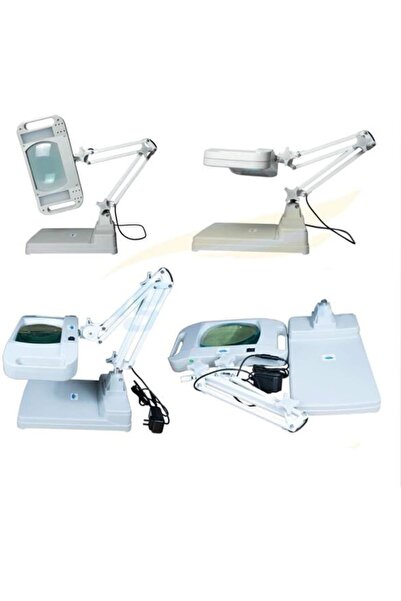 Nikula عدسة مكبرة 5X 10X - مصباح طاولة موفر للطاقة فائق السطوع مع ضوء LED Lt-861