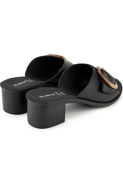 Muya 3500-430/002 Andra Anatomical Sole Round Buckle Women's Slippers