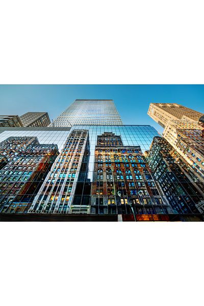 media Fototapet de perete autoadeziv si lavabil Inaltimi in New York, 270 x 200 cm