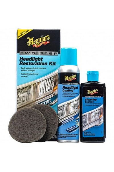 Meguiars Headlight Polish Kit Two Step Headlight Restoration Kit