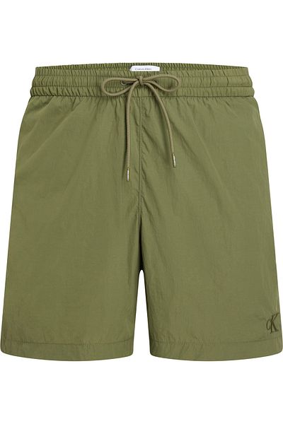 Calvin Klein Men's Khaki Medium Drawstring Shorts