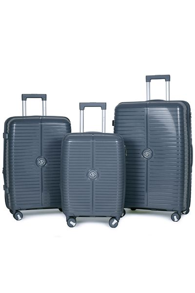 Shihon Shehyoun 3-Piece Anti-Shatter Luggage Set
