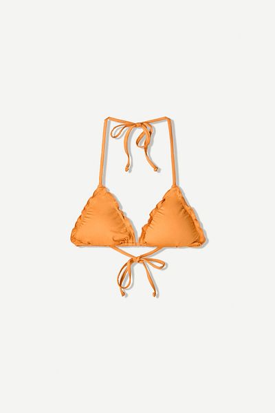 Bershka Curly bikini top