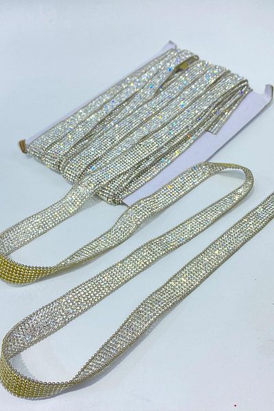 Limelia Silver Wide Chain Iron-On Strip Sconce
