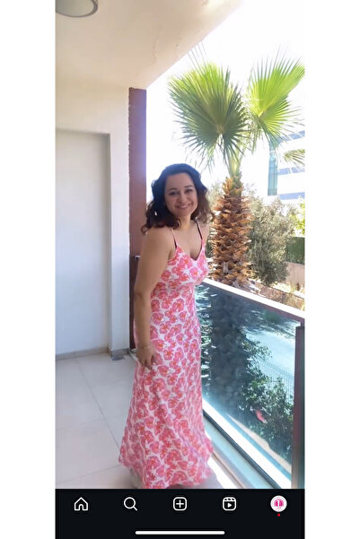 nutika Bürümcük Fabric Adjustable Strap Wrinkle-Free Dress