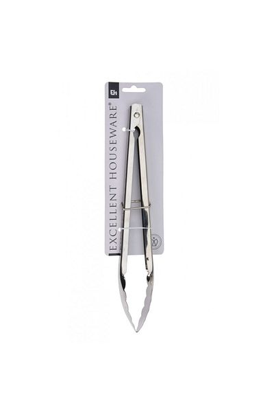 Excellent Houseware EH kitchen tongs, stainless steel, 30 cm