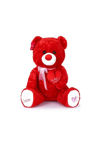 BerSel Butik Yumoş Bear 47 Cm Red Heart Plush Bear Gift for Lover
