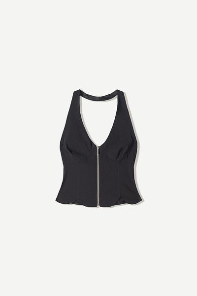 Bershka بلوزة بنغالين بسحاب