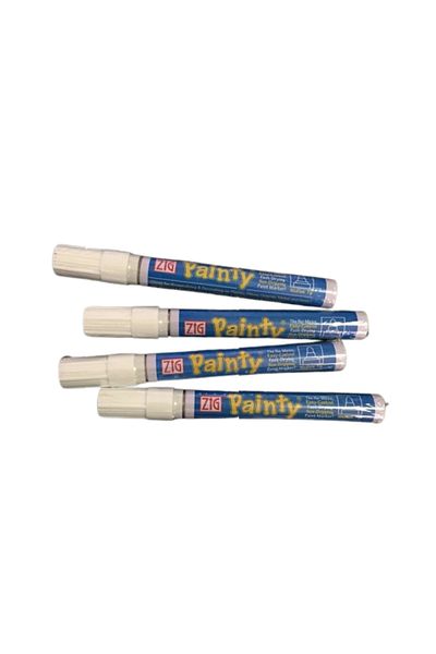 Zig White Marker Pen 2Pcs Best Result on All Surfaces