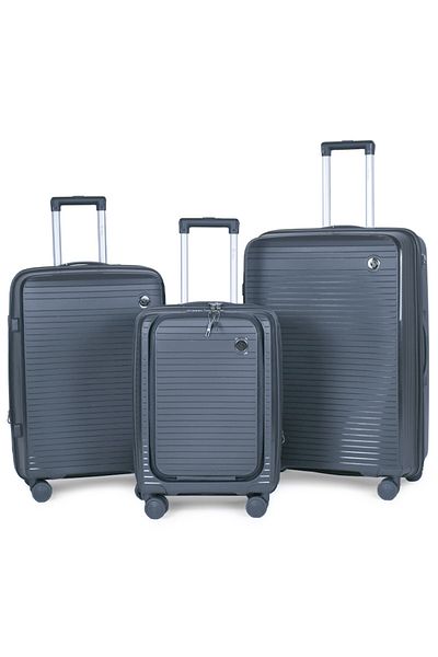 Shihon Shehyoun 3-Piece Anti-Shatter Luggage Set
