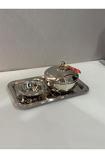 aljahwari Date set with a small silver nickel plate and serving plate
