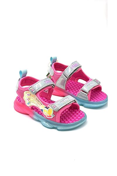 Vicco Can Lighted 332.P25Y.254 Girl's Sandals Fuchsia
