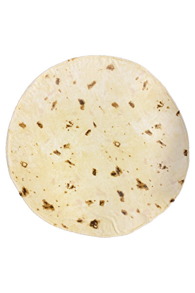 Rengirenk Battaniye Lavaş Desenli Polar Wellsoft Kumaş Yumuşak