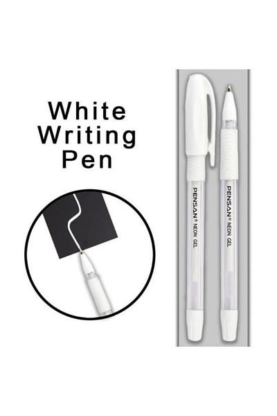 Ürün Evim White Gel Pen - Decorative and Gift