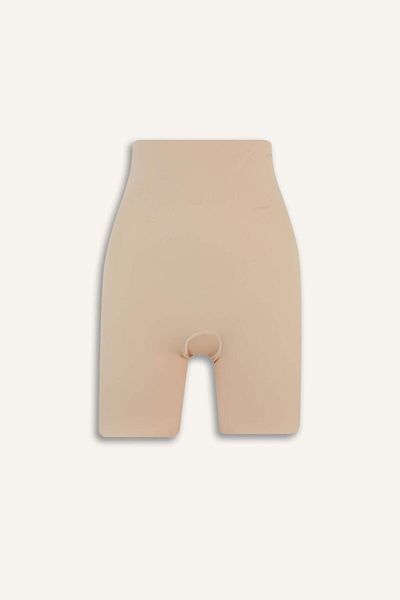 DeFacto Skin Color Shorts Corset-Fall in Love E4741Ax25Sm