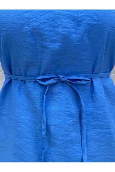 MİHRA STORE Zenita Raglan Sleeve Tunic-Bn4175 Blue
