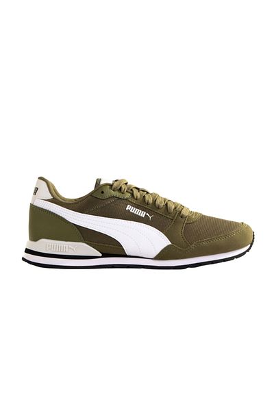 Puma St Runner V3 Mesh Jr Burnt Olive-Puma Wh