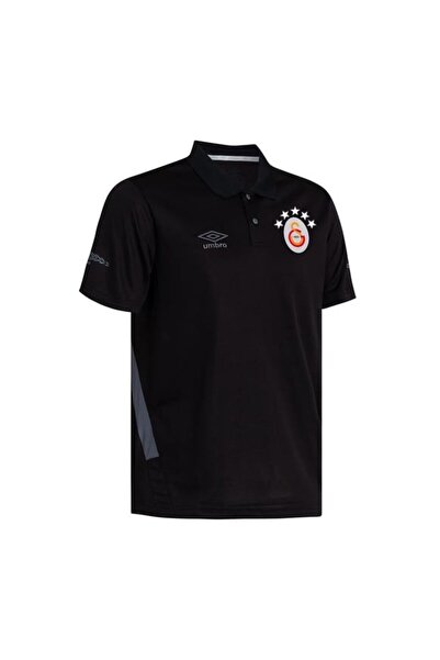 Galatasaray Lisanslı 5 Yıldız Siyah Polo T-shırt TF0208