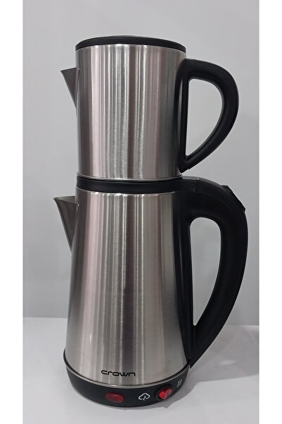 Crown ماكينة صنع الشاي الفولاذية