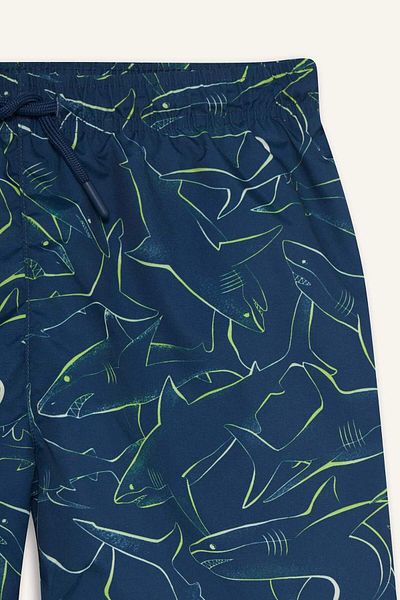 DeFacto Jungen-Meeresshorts mit Hai-Muster E7572A825HS