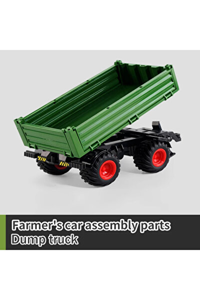 Choice الملحقات 14 جرار سيارة RC مقطورة 2.4G سيارات زراعية يتم التحكم فيها عن بعد شاحنة محاكاة زراعية مينيا