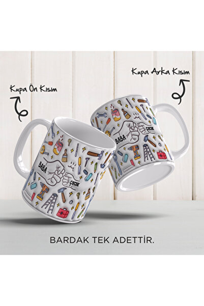 YELKOVAN TASARIM Babalar Günü Kişiye Özel İsimli, 3D Tasarımlı, Hediye Porsel...