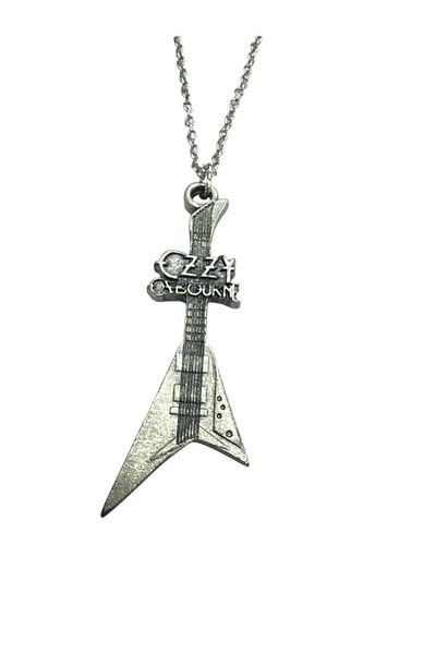 Herşey Nota Ozzy Osbourne Rock Metal Legend Logo Chain Necklace – Unisex Accessory 60 cm