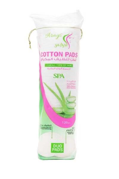 Alarays أقراص قطنية نقية لأغراض التجميل تضم 120 قرص