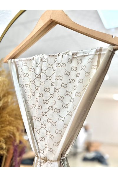 MİHRA STORE Rosalia Brand Voile Shawl Stone