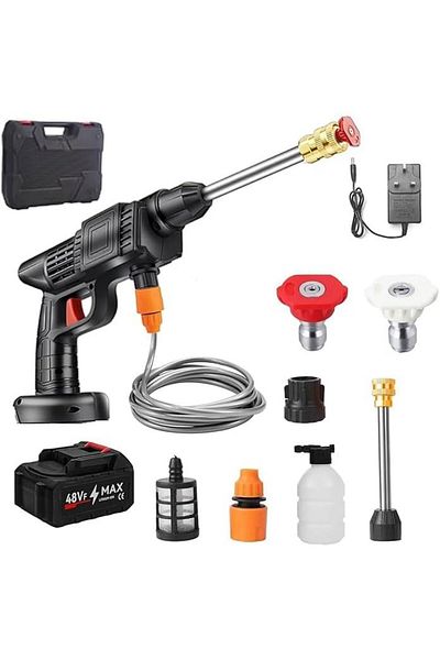 Other Cordless Cleaning Pressure Washer 48v Rechargeable Battery With Accessories