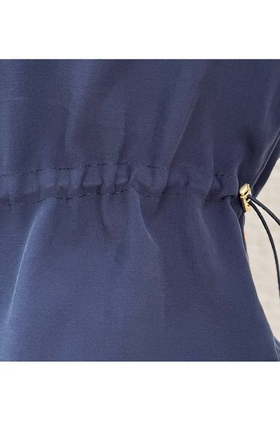 MİHRA STORE Zenenya Double Pocket Covered Skirt Suit-El1928 Navy Blue