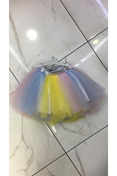 Tiril Tiril Fusta tutu UNICORN RAINBOW pentru fete