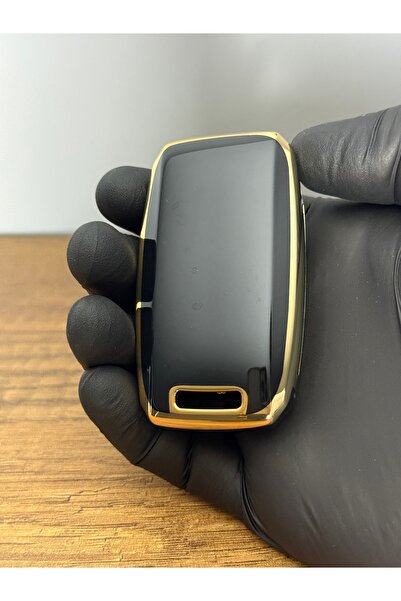 Mavi Keys Husă din silicon cu 3 butoane compatibilă cu Kia Ceed, Rio, Cerato, Stonic, Sportage Sorento Picanto Bongo, neagră